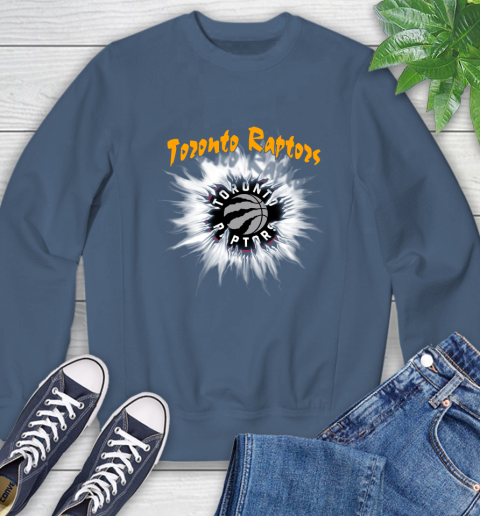 Toronto Raptors NBA Basketball Rip Sports Sweatshirt 8