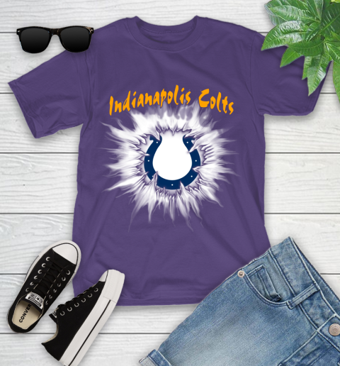 Indianapolis Colts NFL Football Adoring Fan Rip Sports Youth T-Shirt 3