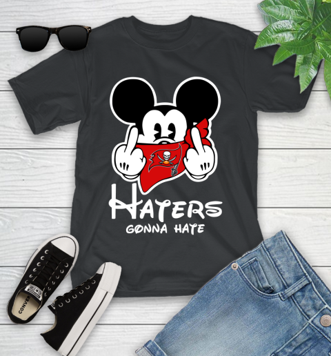 NFL Tampa Bay Buccaneers Haters Gonna Hate Mickey Mouse Disney Football T Shirt_000 Youth T-Shirt