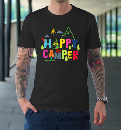 Happy Camper Camping Funny T-Shirt