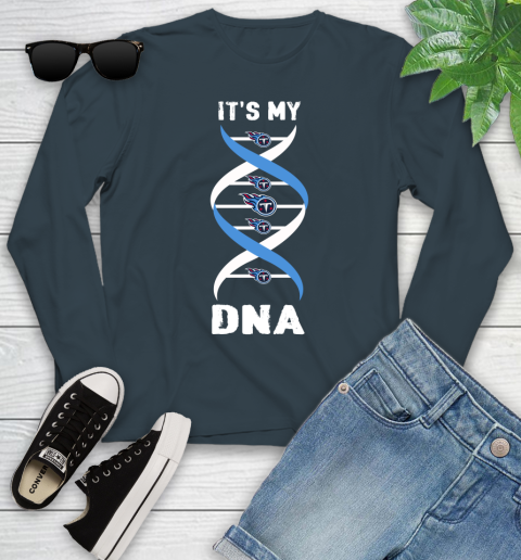 Tennessee Titans NFL Football It's My DNA Sports Youth Long Sleeve 9