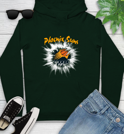 Phoenix Suns NBA Basketball Rip Sports Youth Hoodie 14