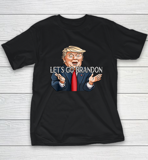 Let's Go Brandon Funny Trump Political Sarcastic Youth T-Shirt