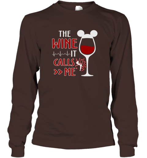 The Wine It Calls Me Wine Gifts For Mom Long Sleeve
