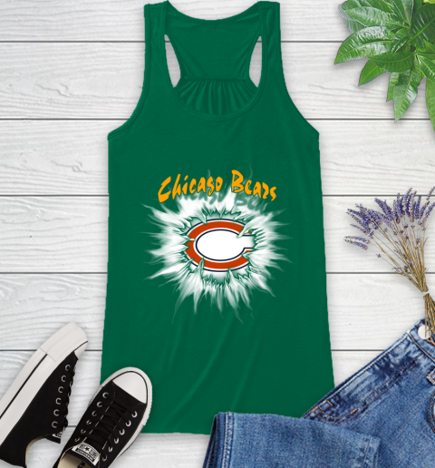 Chicago Bears NFL Football Adoring Fan Rip Sports Racerback Tank 6