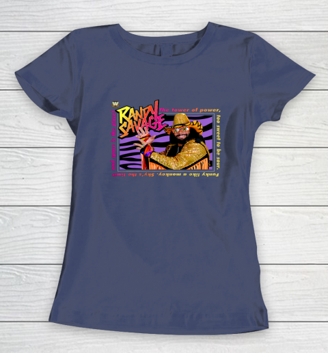 Macho Man WWE Vintage Framed Women's T-Shirt 16