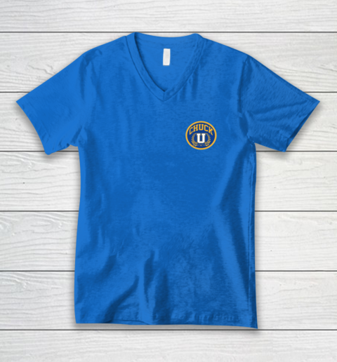Chuck U Shirt Charles Barkley Chuck University V-Neck T-Shirt 4