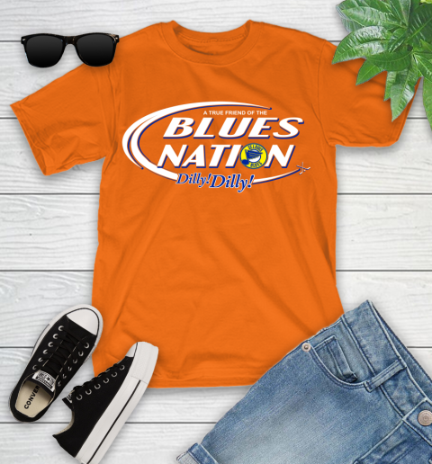 NHL A True Friend Of The St.Louis Blues Dilly Dilly Hockey Sports Youth T-Shirt 9