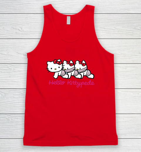 Hello Kittypede The Human Centipede Tank Top 3
