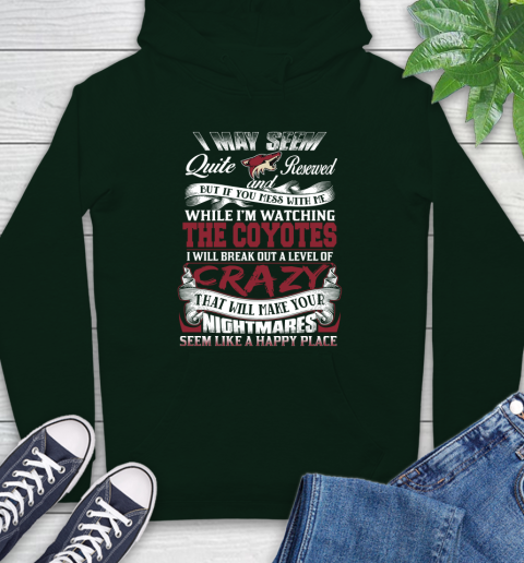 Arizona Coyotes NHL Hockey Don't Mess With Me While I'm Watching My Team Hoodie 12