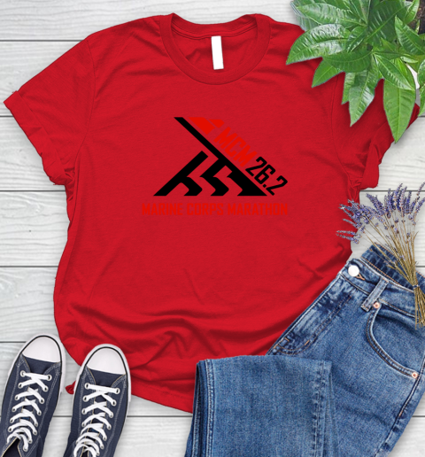 2018 Marine Corps Marathon Women's T-Shirt 9
