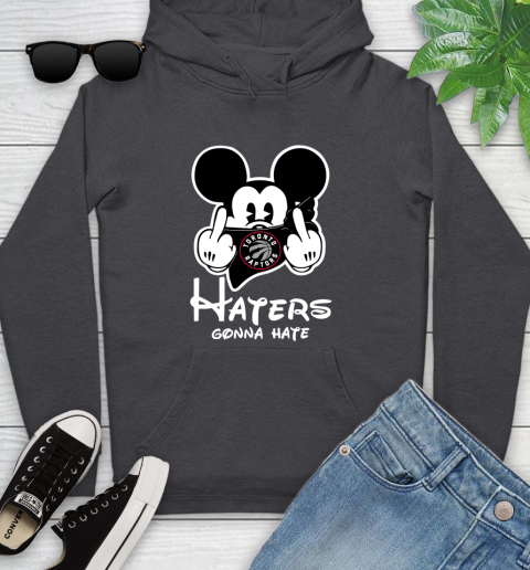 NBA Toronto Raptors Haters Gonna Hate Mickey Mouse Disney Basketball T Shirt Youth Hoodie 8