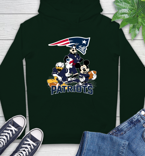NFL New England Patriots Mickey Mouse Donald Duck Goofy Football Shirt Hoodie 12