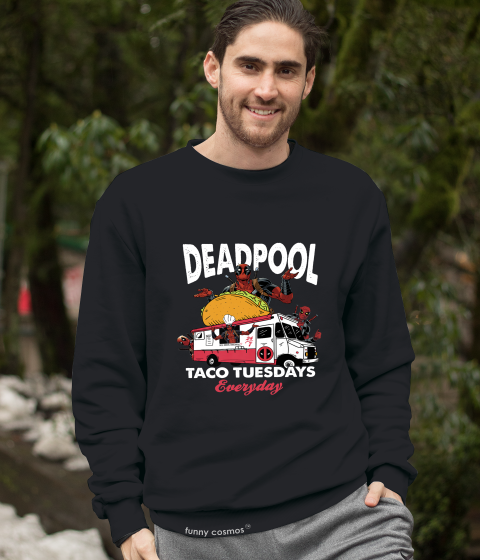 Deadpool T Shirt, Superhero Deadpool T Shirt, Taco Tuesdays Everyday Tshirt