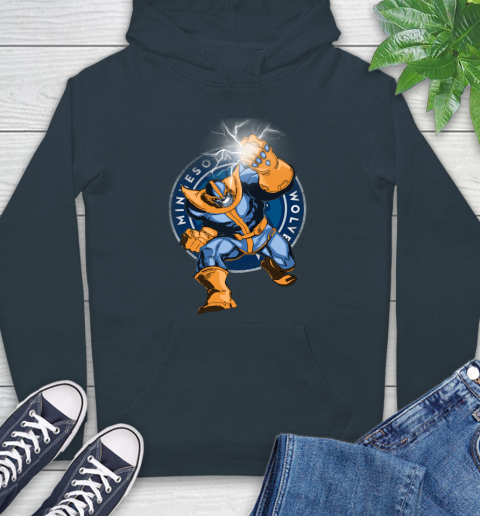 Minnesota Timberwolves NBA Basketball Thanos Avengers Infinity War Marvel Hoodie 7