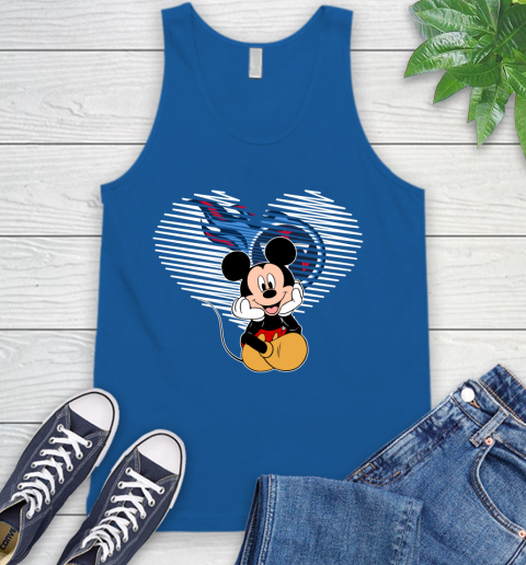 NFL Tennessee Titans The Heart Mickey Mouse Disney Football T Shirt_000 Tank Top 4
