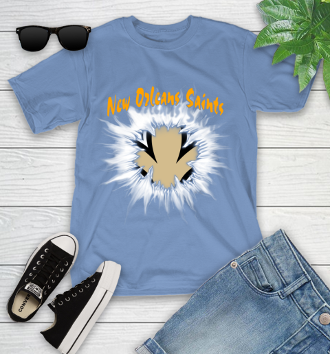 New Orleans Saints NFL Football Adoring Fan Rip Sports Youth T-Shirt 15