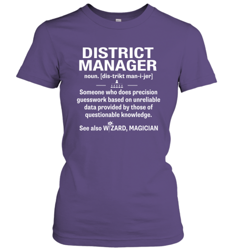District Manager Definition Meaning Women Tee