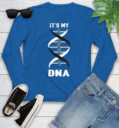 Chicago White Sox MLB Baseball It's My DNA Sports Youth Long Sleeve 10