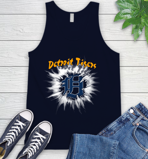 Detroit Tigers MLB Baseball Adoring Fan Rip Sports Tank Top 2