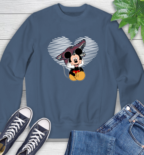 NHL Arizona Coyotes The Heart Mickey Mouse Disney Hockey Sweatshirt 8
