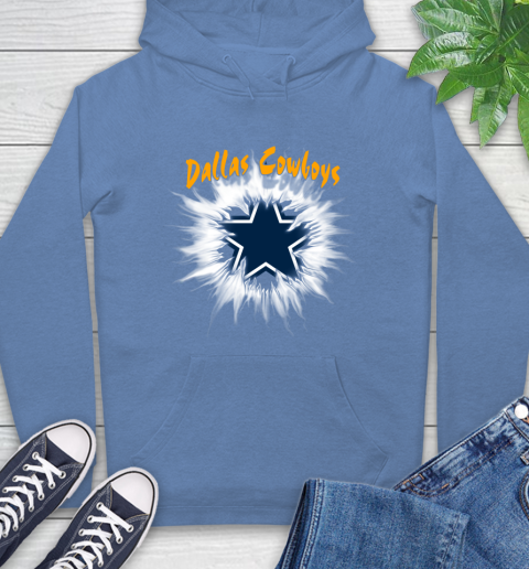 Dallas Cowboys NFL Football Adoring Fan Rip Sports Hoodie 11