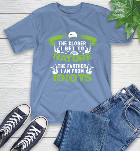 The Closer I Get To Nature The Farther I Am From Idiots Scuba Diving T-Shirt 12