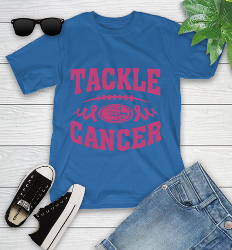 San Francisco 49ers Tackle Breast Cancer Youth T-Shirt 9