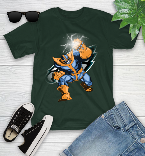 Philadelphia Eagles NFL Football Thanos Avengers Infinity War Marvel Youth T-Shirt 5