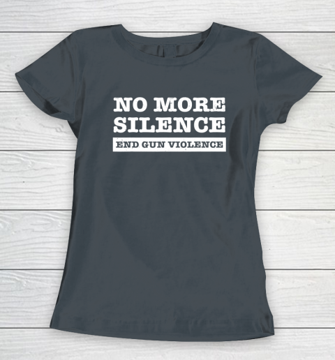 End Gun Violence Shirt Wear Orange Anti Gun No More Silence Women's T-Shirt 4