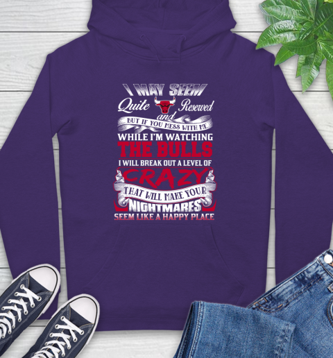 Chicago Bulls NBA Basketball Don't Mess With Me While I'm Watching My Team Hoodie 5