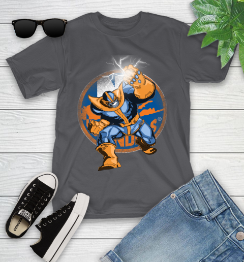 New York Islanders NHL Hockey Thanos Avengers Infinity War Marvel Youth T-Shirt 6