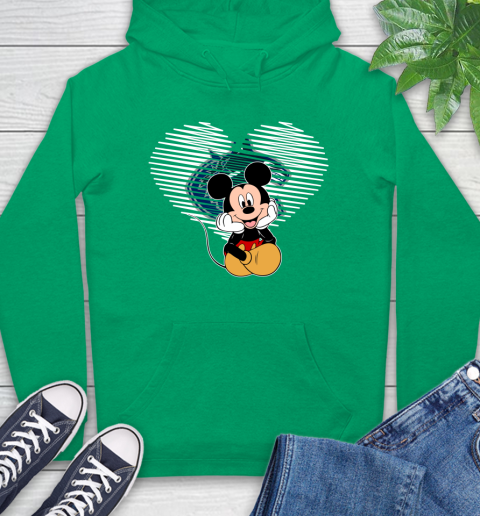 NHL Vancouver Canucks The Heart Mickey Mouse Disney Hockey Hoodie 8
