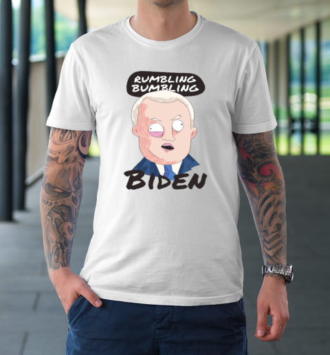 Cartoon Biden Republican Conservative Funny Anti Biden T-Shirt