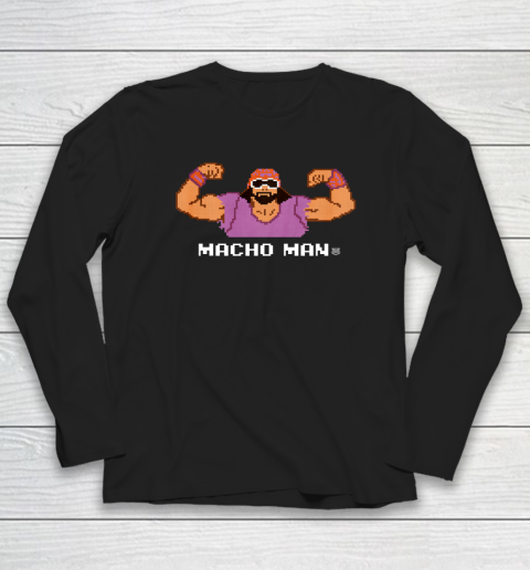 WWE Macho Man 8 Bit Long Sleeve T-Shirt 8