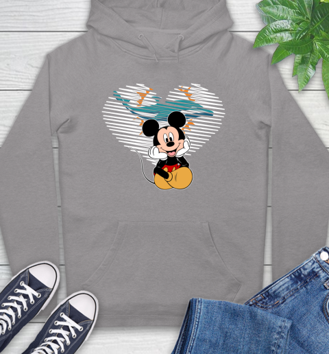 NFL Miami Dolphins The Heart Mickey Mouse Disney Football T Shirt_000 Hoodie 6