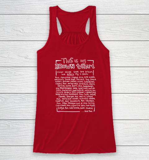 This Is My Brown Racerback Tank 3
