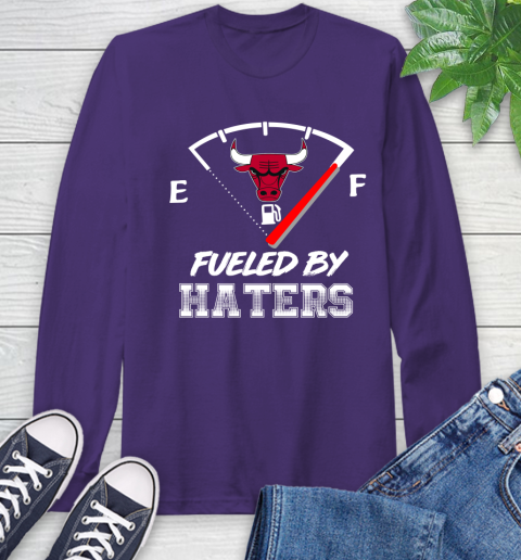 Chicago Bulls NBA Basketball Fueled By Haters Sports Long Sleeve T-Shirt 5