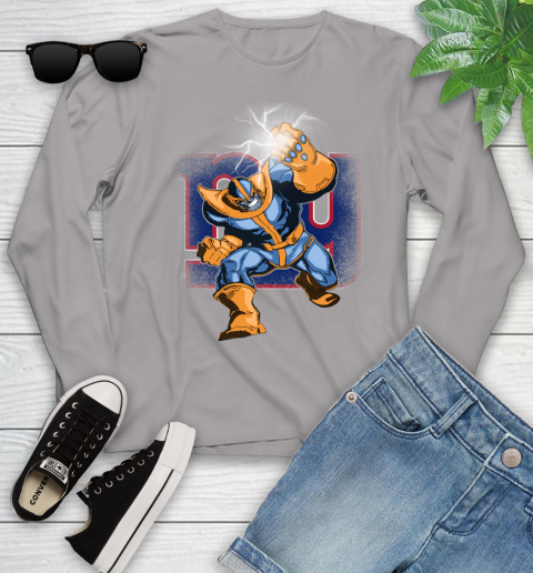 New York Giants NFL Football Thanos Avengers Infinity War Marvel Youth Long Sleeve 5