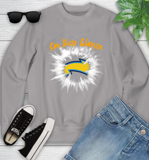 San Diego Chargers NFL Football Adoring Fan Rip Sports Youth Sweatshirt 3
