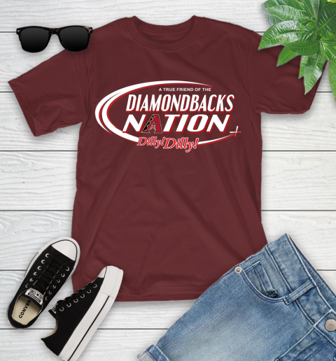 MLB A True Friend Of The Arizona Diamondbacks Dilly Dilly Baseball Sports Youth T-Shirt 14