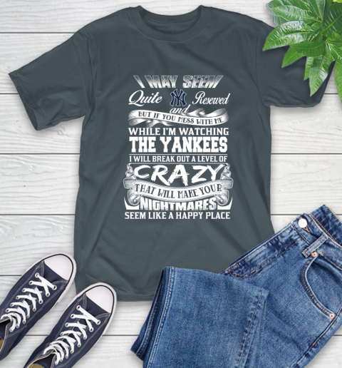 New York Yankees MLB Baseball Don't Mess With Me While I'm Watching My Team T-Shirt 10