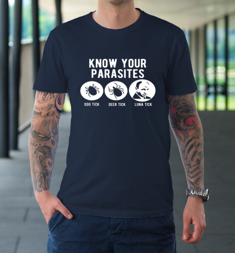 Know Your Parasites Putin Luna Tick T-Shirt 10