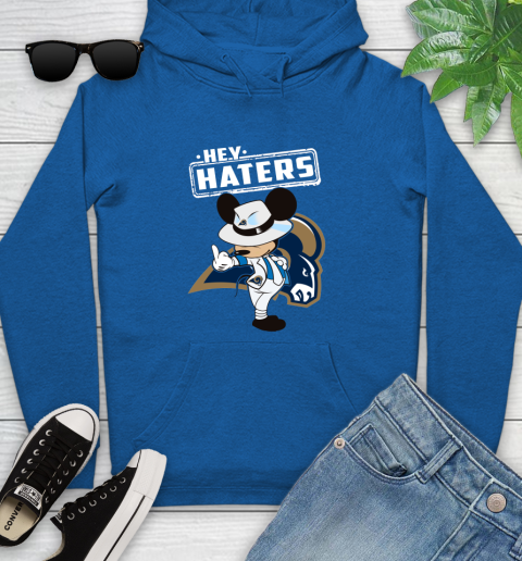 NFL Hey Haters Mickey Football Sports Los Angeles Rams Youth Hoodie 11