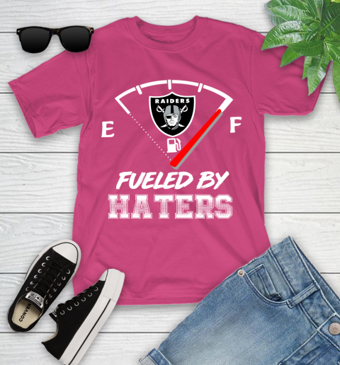 Oakland Raiders NFL Football Fueled By Haters Sports Youth T-Shirt 11