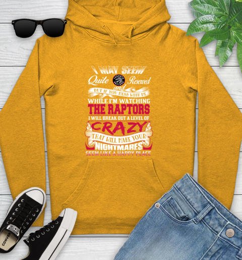 Toronto Raptors NBA Basketball Don't Mess With Me While I'm Watching My Team Youth Hoodie 2