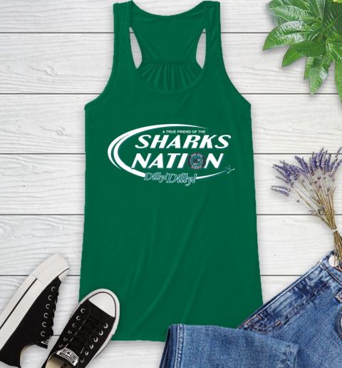 NHL A True Friend Of The San Jose Sharks Dilly Dilly Hockey Sports Racerback Tank 6