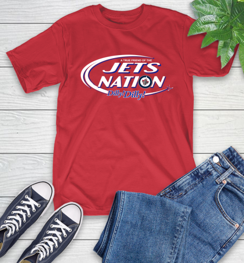 NHL A True Friend Of The Winnipeg Jets Dilly Dilly Hockey Sports T-Shirt 11