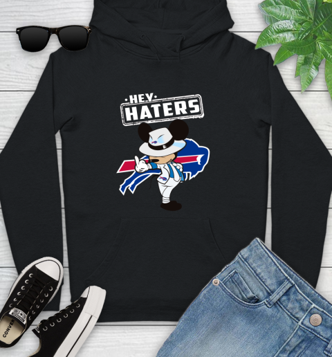 NFL Hey Haters Mickey Football Sports Buffalo Bills Youth Hoodie