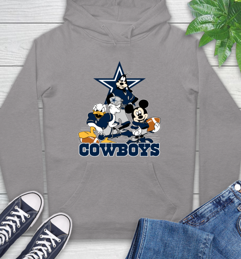 NFL Dallas Cowboys Mickey Mouse Donald Duck Goofy Football Shirt Hoodie 6